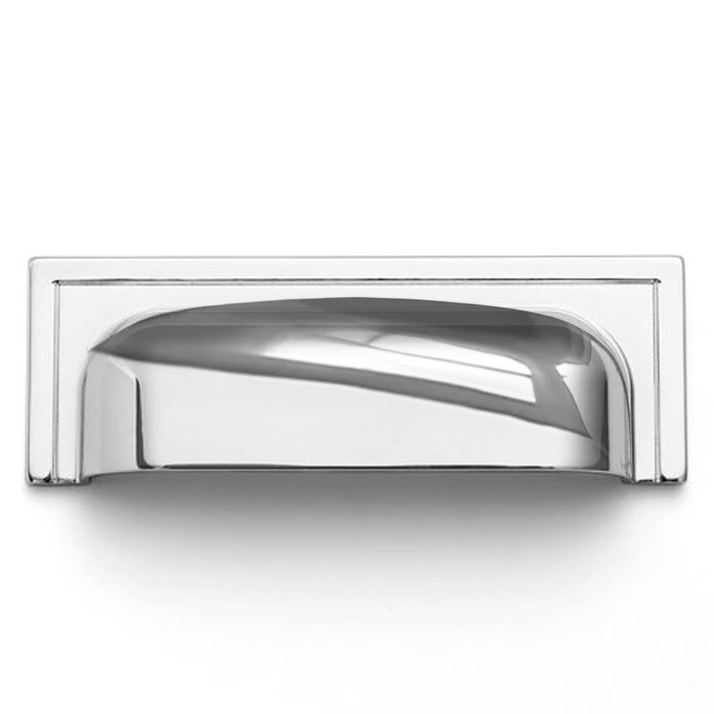 Puxador Plymouth 80mm Cromado Zen 48970_0